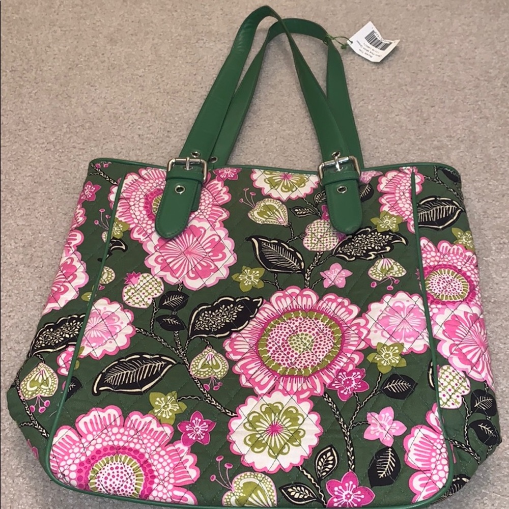 Vera Bradley buckle tote